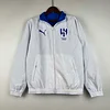 2023/2024 Al-Nassr Reversible Windbreaker(White-Blue)Soccer Jersey 1:1 Thai Quality