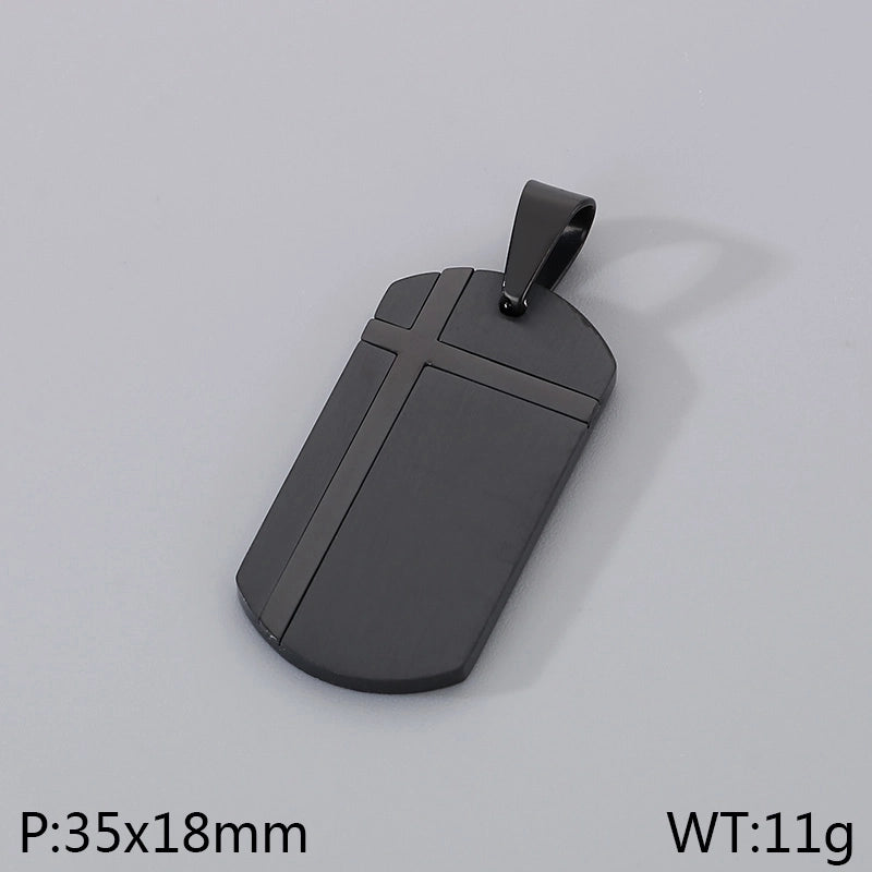 Minimalist Classic Style Square 304 Stainless Steel 18K Gold Plated Unisex