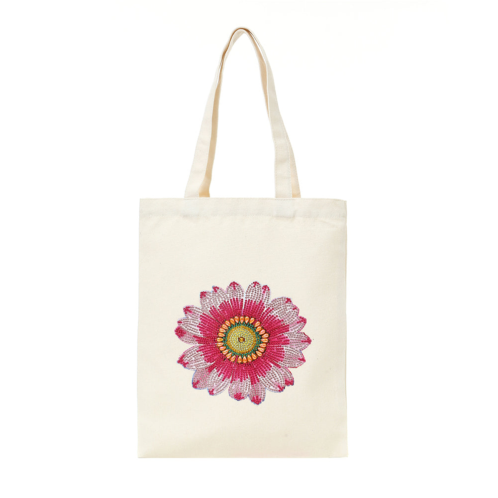 DIY Flower Diamond Painting Shopping Tote Bags Mosaic Kit Drawing (BB021) gbfke