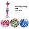 Stylo De Peinture Au Diamant De Bricolage 5D Forme De Vase En Plastique Multifonctionnel Pour L&rsquo;Artisanat De Dessin