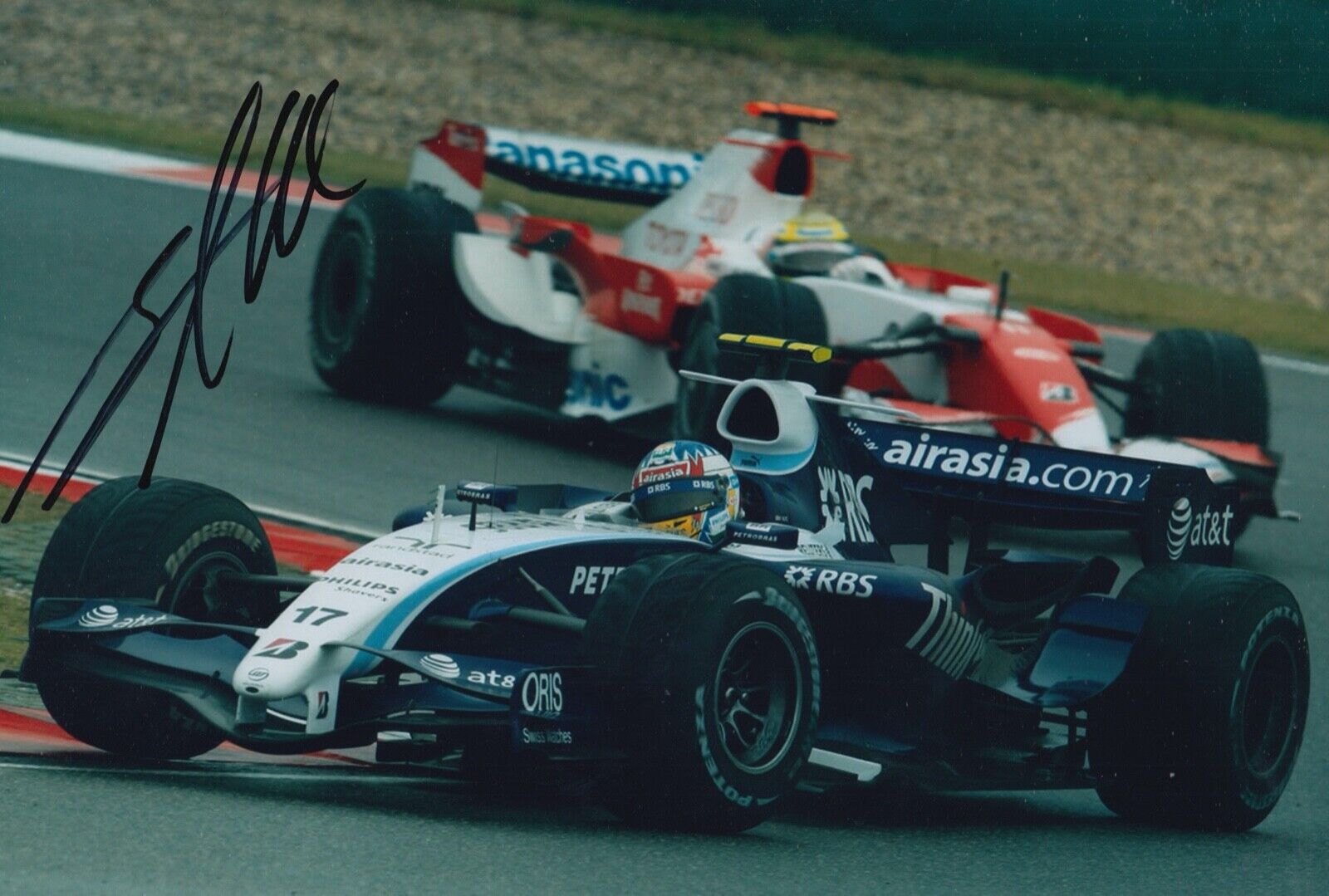 Alexander Wurz Hand Signed 12x8 Photo Poster painting F1 Autograph Williams F1 Team 3