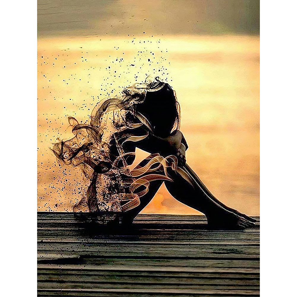 

Abstract Girl - Round Drill Diamond Painting - 30*40CM, 501 Original
