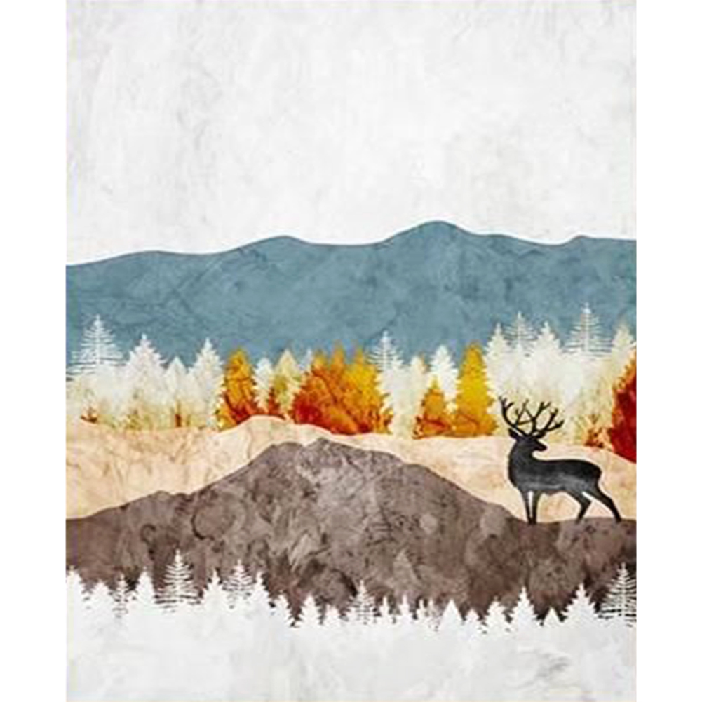 

40*50cm - Painting By Numbers - Mountain Elk, 501 Original