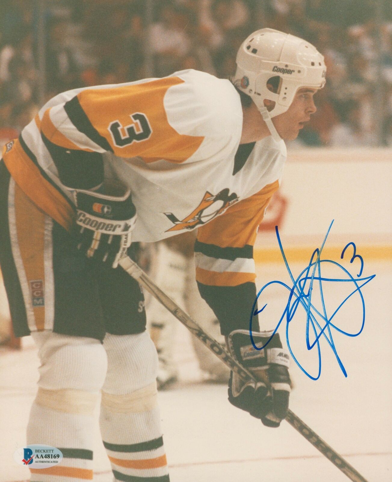 Penguins Jim Kyte Authentic Signed 8x10 Photo Poster painting Autographed BAS #AA48169