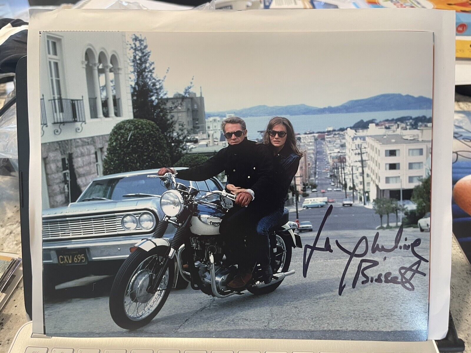 JACQUELINE BISSET SIGNED AUTOGRAPHED 8x10 Photo Poster painting HOLLYWOOD LEGEND BECKETT BAS D2