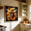 Golden Bloom 11CT 3 Strand DIY Stamped Cross Stitch Kit for Adult 45x45cm