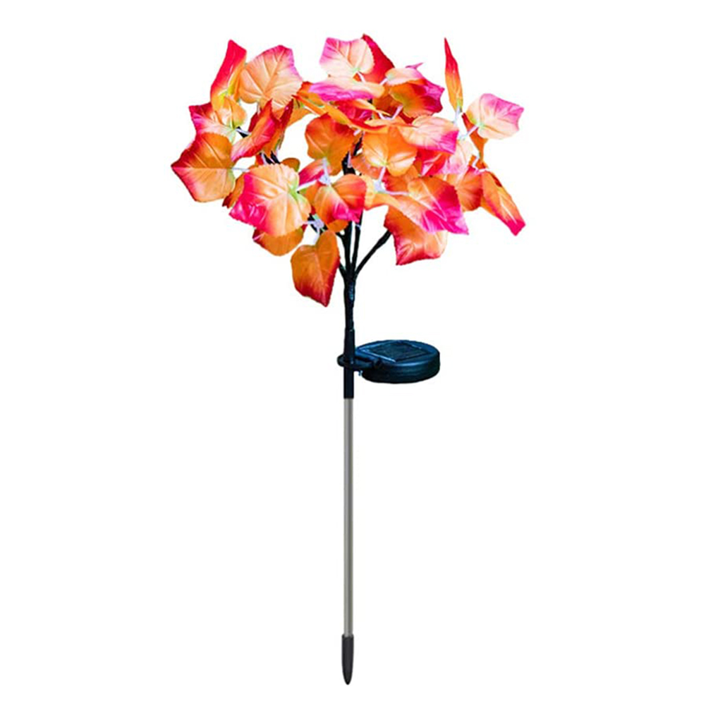 

Solar Powered Maple Leaves Ground Light Outdoor Night Lights Lamp Decor, 501 Original