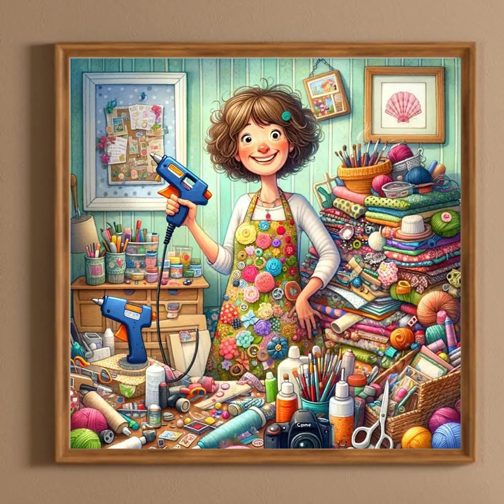 Diamond Painting - Full Round Drill - Cute Elf(Canvas|50*50cm)