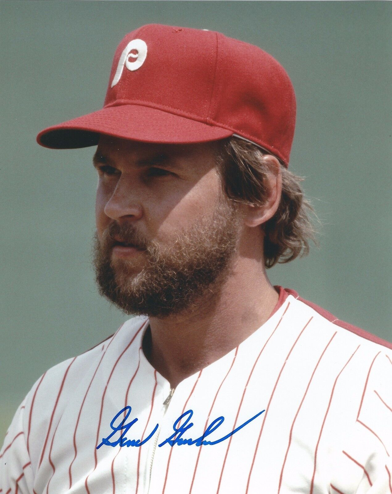 Signed 8x10 GENE GARBER Philadelphia Phillies Autographed Photo Poster painting - COA