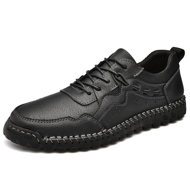 Fashionable Mens flat Lace up Shoes Hot Sale Cheap Cow suede Leather Breathable wear-resistant lightweigh Casual Sneakers