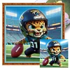 Jacksonville Jaguars Football-11CT Stamped Cross Stitch 40*40cm