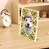 Special Shape Flowers Table Top DIY Diamond Painting Frame for Families Friends