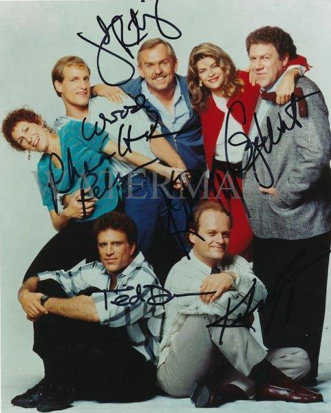 REPRINT - CHEERS Cast Woody Harrelson Signed 8 x 10 Glossy Photo Poster painting Poster RP