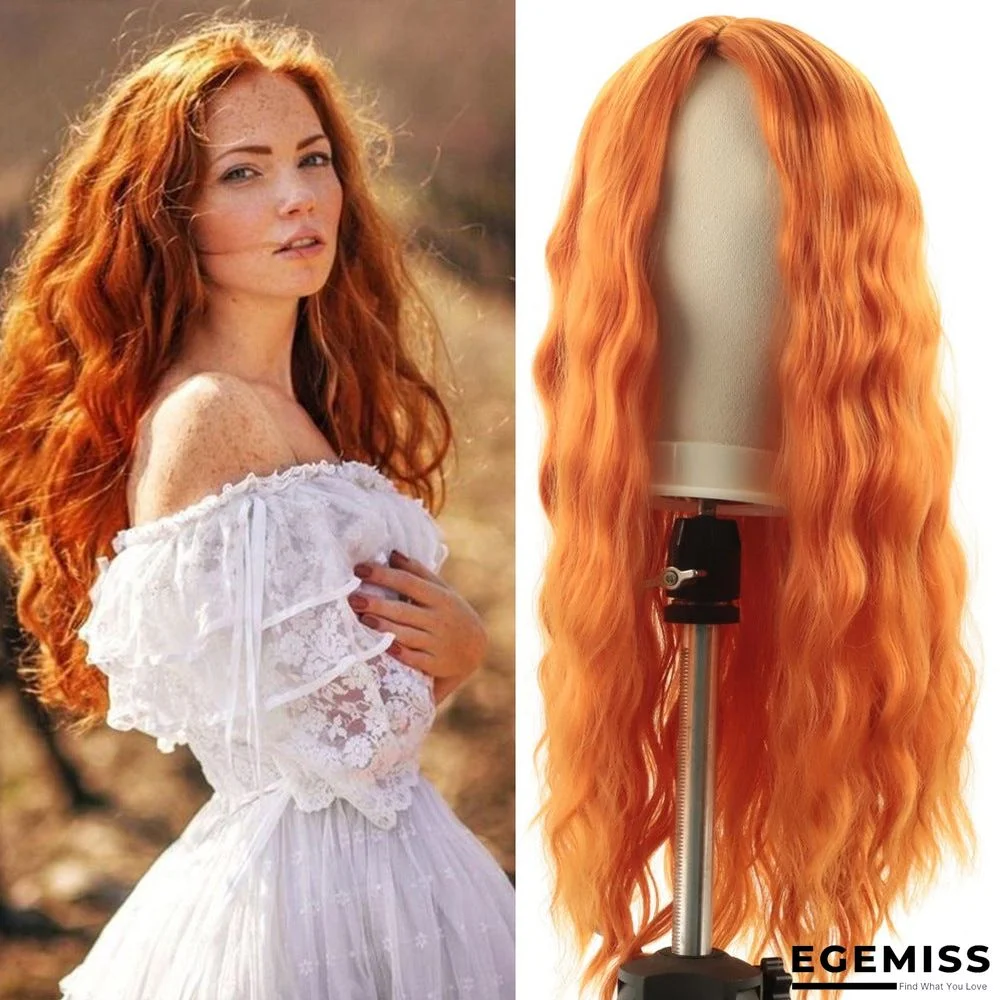 Women's Wig High Temperature Silk Medium Length Curly Hair | EGEMISS