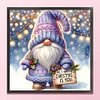 (Stamped/Counted) Christmas Gnome - 11CT Cross Stitch 40*40cm/15.75*15.75in
