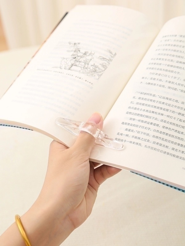 Popular Shein Temu Hot-selling Thumb Book Support Acrylic Press Paperweight Sign Paperweight Reading Aid