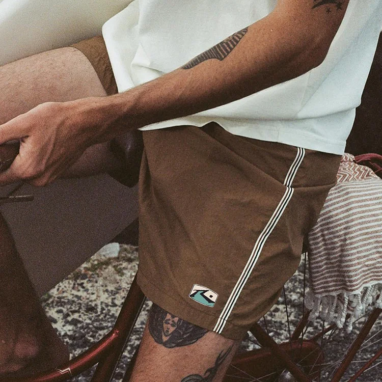 Men's Casual Loose Print Shorts 91f2