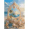 Diamond Painting -DIY Round Drill Openwork Pearl Ocean