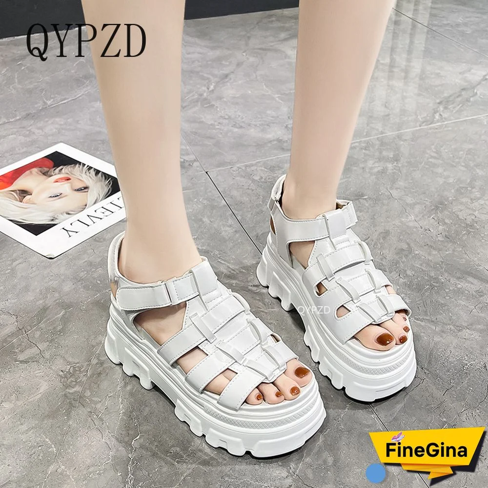 Women Sport Sandals Wedge Hollow Out Sexy Open-Toed Ladies Sandals Outdoor Cool Platform Shoes Women Beach Sandalias De Mujer