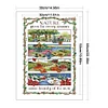 (Counted/Stamped)Rich Pastoral Seasons-14CT Cross Stitch 38*58cm/14.96*22.83in