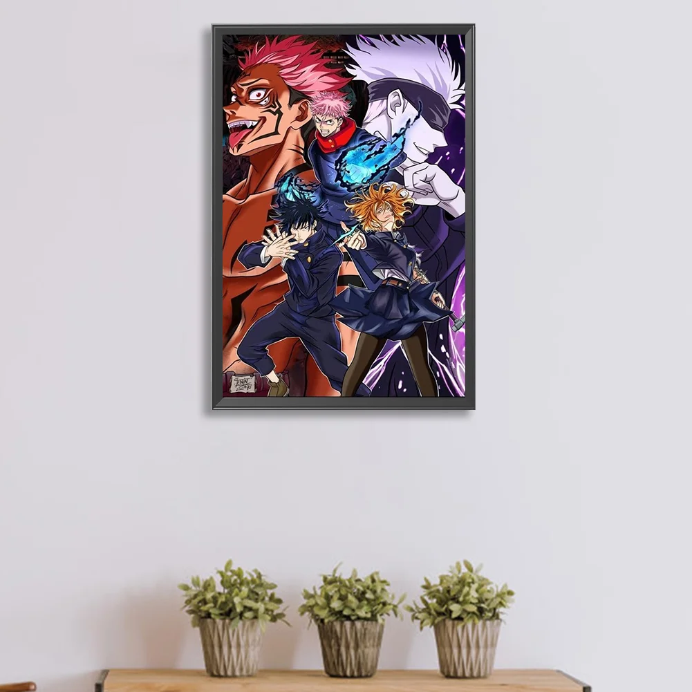 Diamond Painting - Full Round Drill - Jujutsu Kaisen(Canvas|40*60cm)