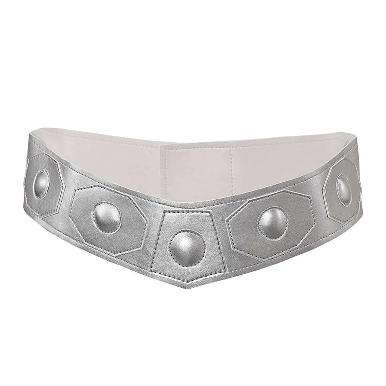 Princess Leia Cosplay White Belt Waistband Halloween Carnival Costume Accessories Props