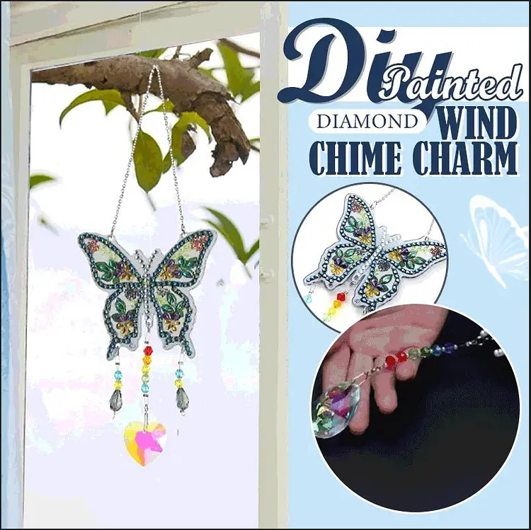 Diamond DIY Painted Wind Chime Charm