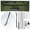 12pcs/Set Gun Cleaning Kit Pistol Cleaner Rifle Brushes Set for .22LR .223 .257