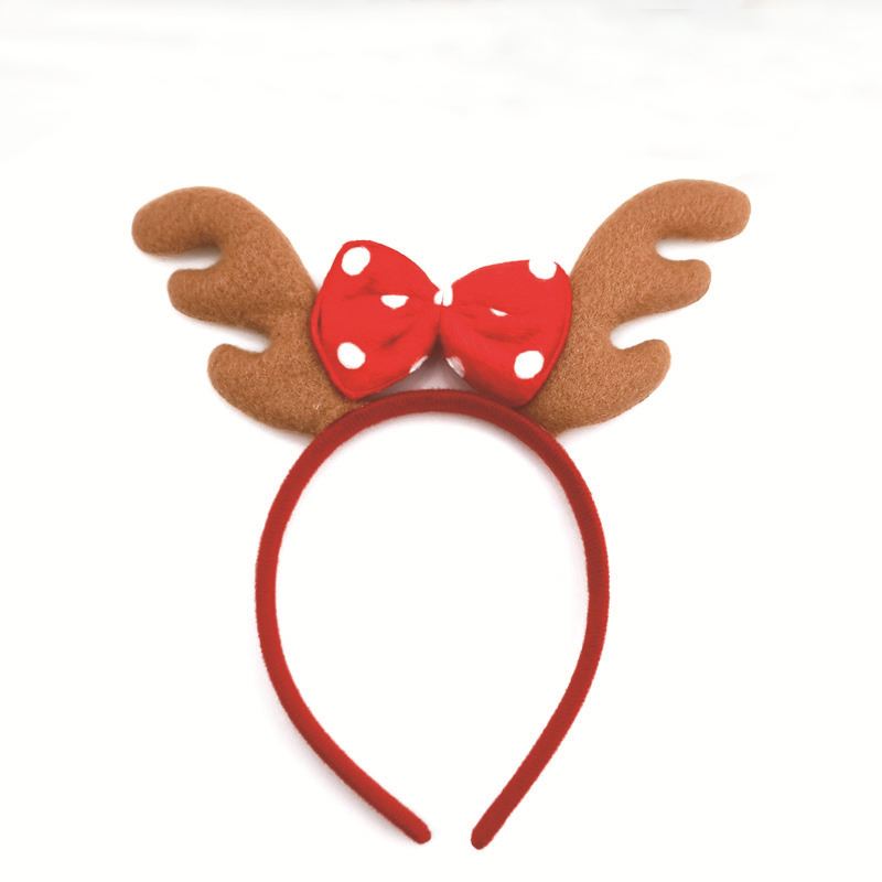 Children's Christmas Gifts Cute Santa Snowman Elk Horn Headband - Livereid
