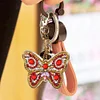 5pcs DIY Full Drill Diamond Painting Special Shaped Butterfly Keychain Gift