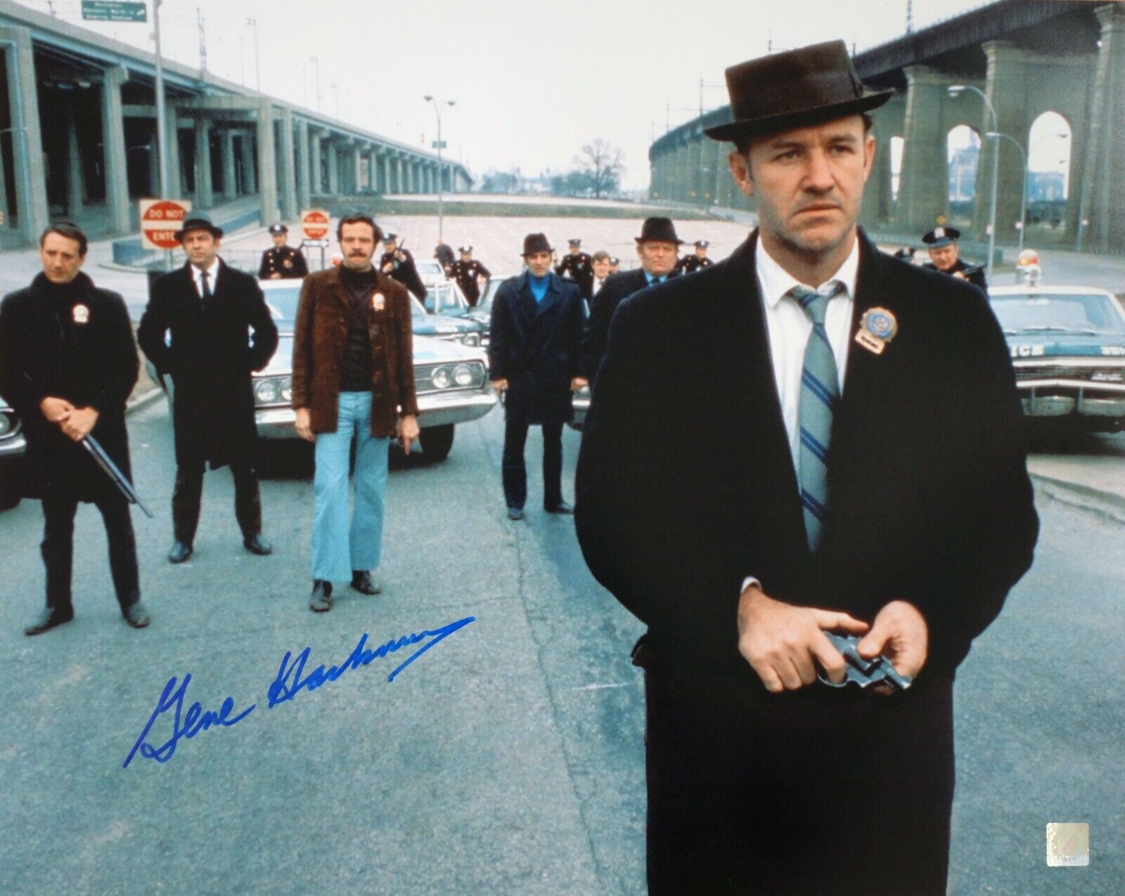 Gene Hackman Autographed French Connection 16x20 Photo Poster painting ASI Proof