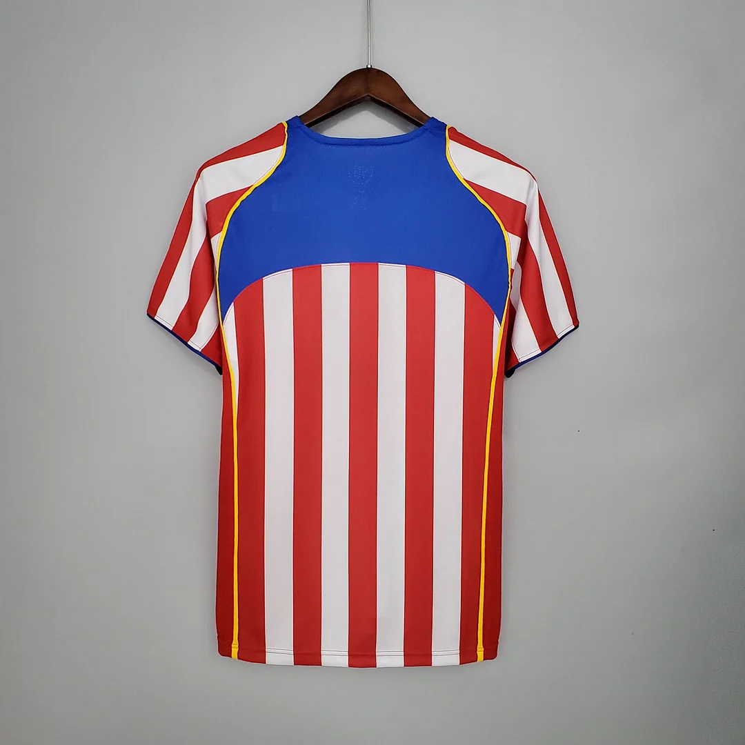 2004/2005 Retro Atletico Madrid Home Soccer Jersey 1:1 Thai Quality