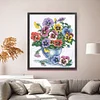 Flower- 9CT Partial Beaded Cross Stitch Kit(38x52cm)