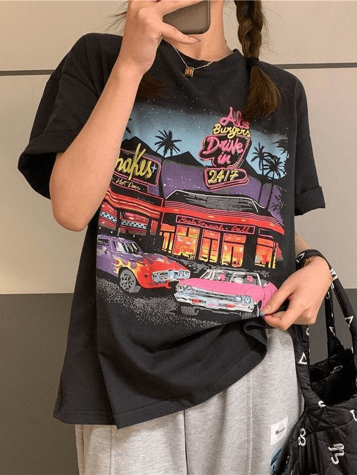 Motel Graphic Short Sleeve Tee