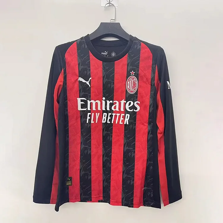 Fans 25/26 AC Milan home jersey long sleeves
