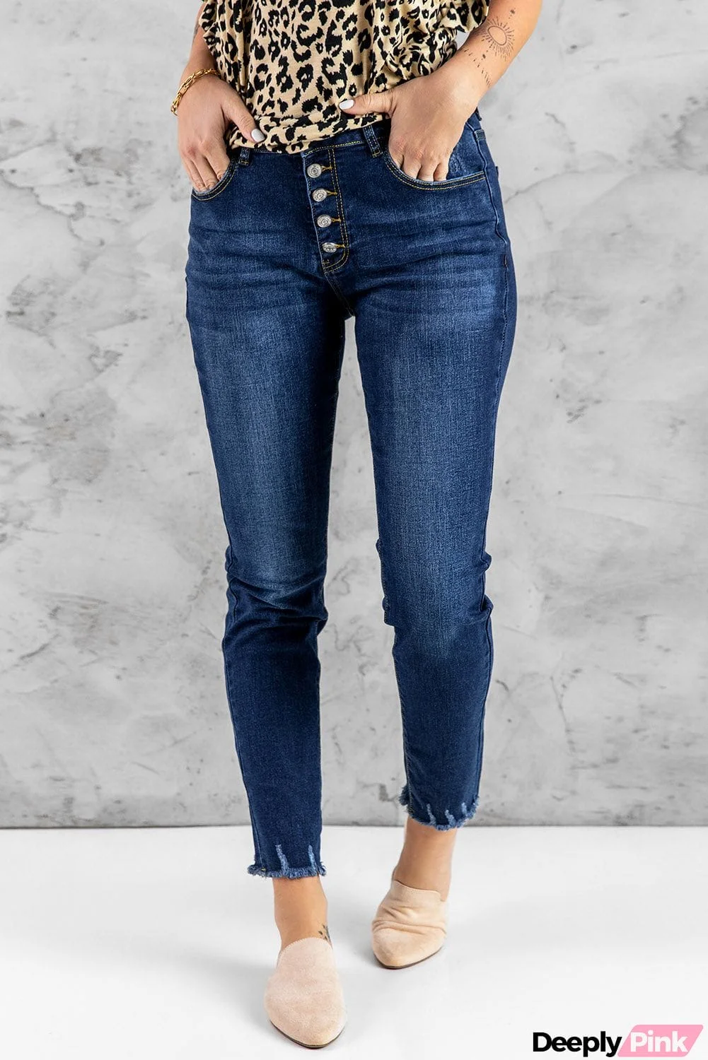 Fashion High Waisted Jeans
