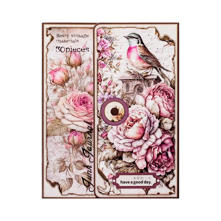 Lost Garden Scrapbook Paper for Junk Journal and Card Making – ViVi  Stationery