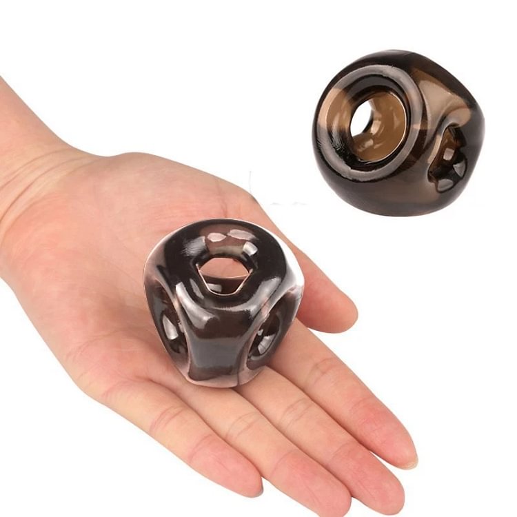 pornhint Pornhint Dual Penis Cock Ring Ball Sling Stretcher Male Erection Enhancer Sex Toys Toy