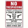 Warning - Vintage Metal Signs(12*16Inch) - Warning