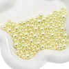 Flashing 3-8mm ABS Nonporous Pearls Colorful DIY Accessories
