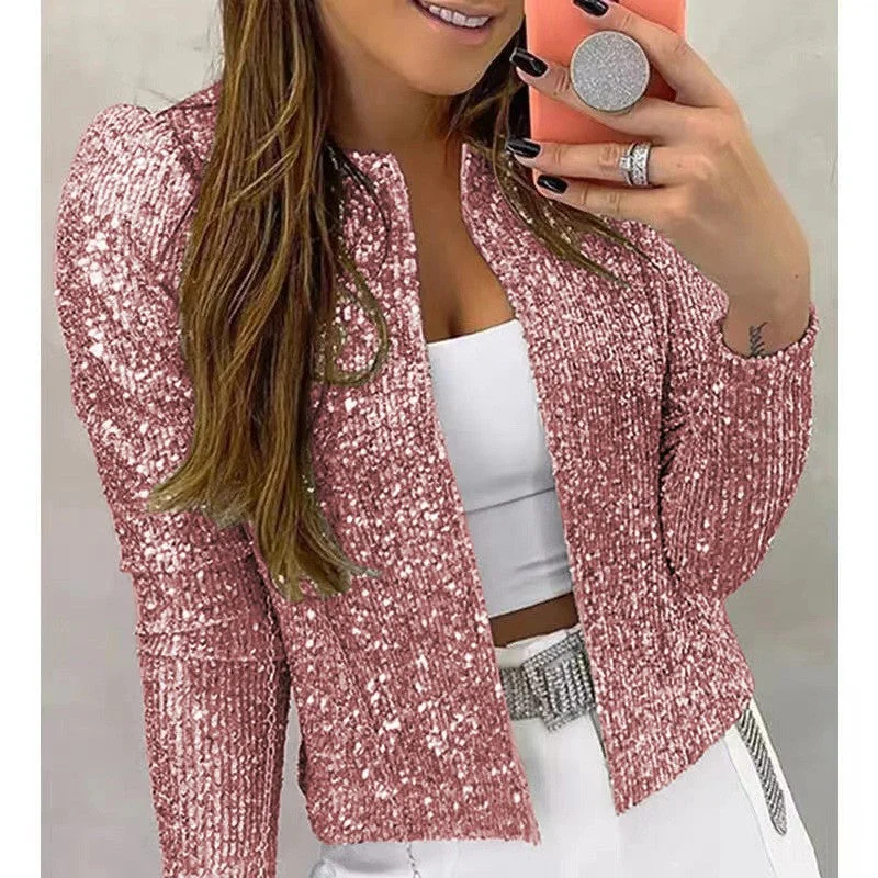 Uveng Pretty Spring Fashion Sequined Casual Clothing