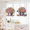 2 PCS Flower Watering Can - 5D DIY Pendant