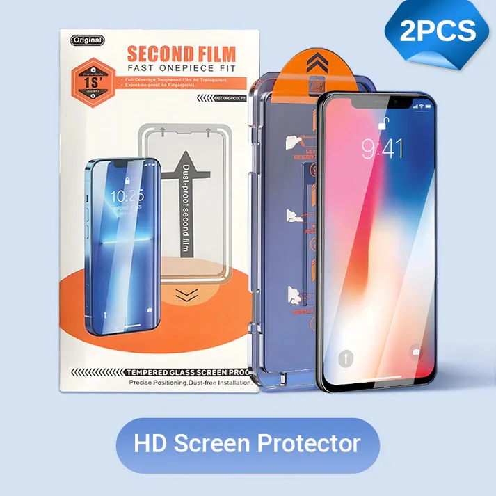 4K HD/Anti-Peeping Tempered Glass Screen Protector with Auto Dust-elimination Installation for Samsung Galaxy
