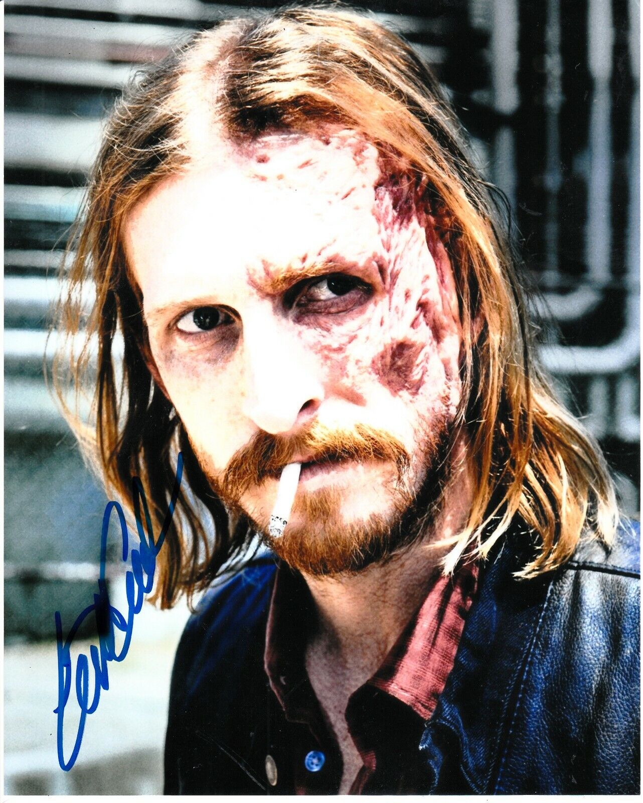 AUSTIN AMELIO SIGNED THE WALKING DEAD Photo Poster painting UACC REG 242 (1)