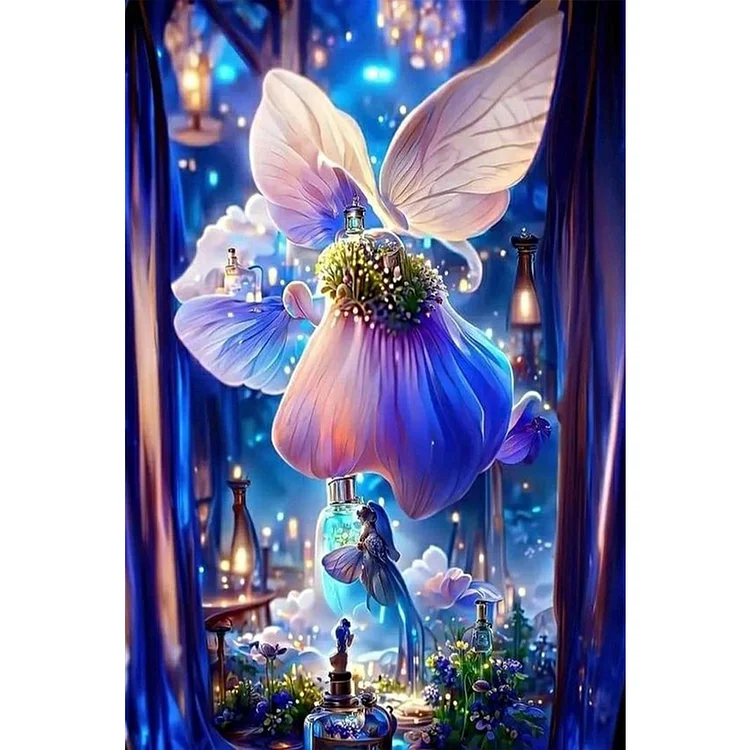 Colorful Flowers 20*30CM(Canvas) Full Round Drill Diamond Painting gbfke