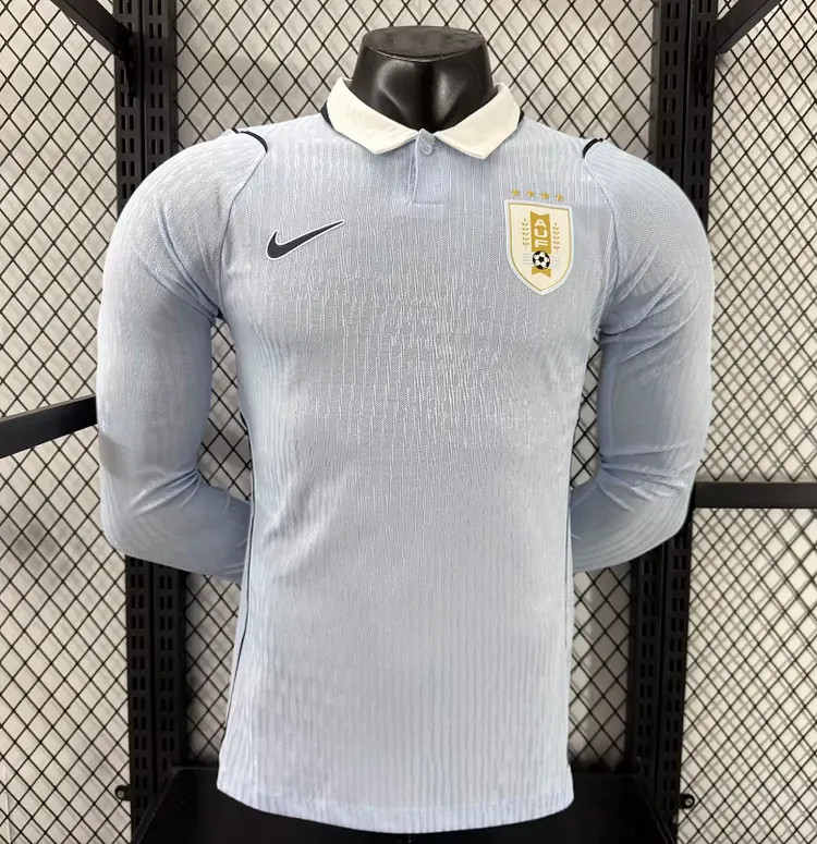 2025-26 Uruguay Main Long-Sleeve Jersey - Player Version