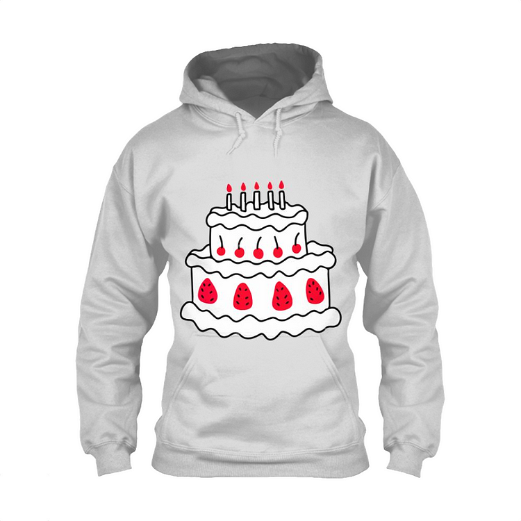 Cake, Birthday Classic Hoodie