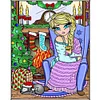 Diamond Painting -DIY Round Drill Girl(40x50cm)