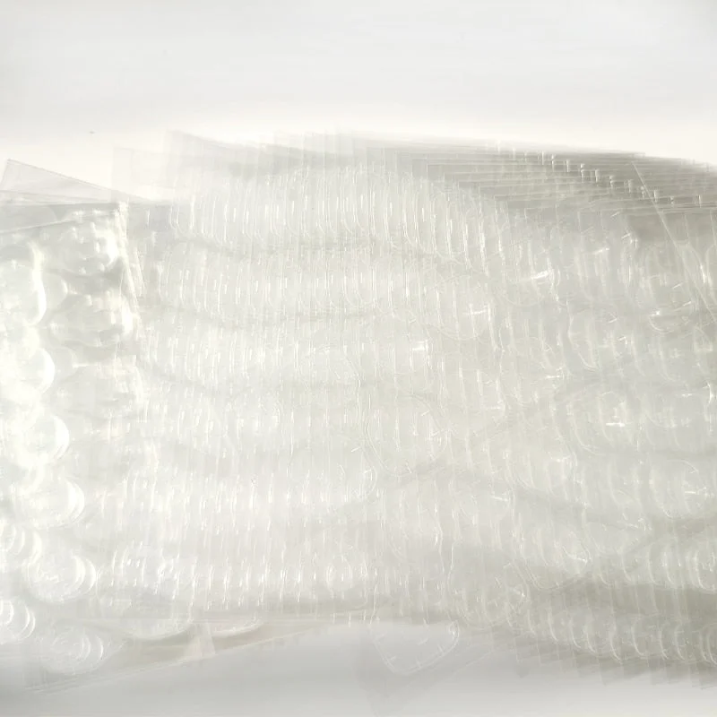 240pcs/10sheets Wholesale Double Side Glue Sticker Adhesive Tape Water Proof Sticker Pink Sticker Nails Tabs Tools Bag T013-Nail Inspo