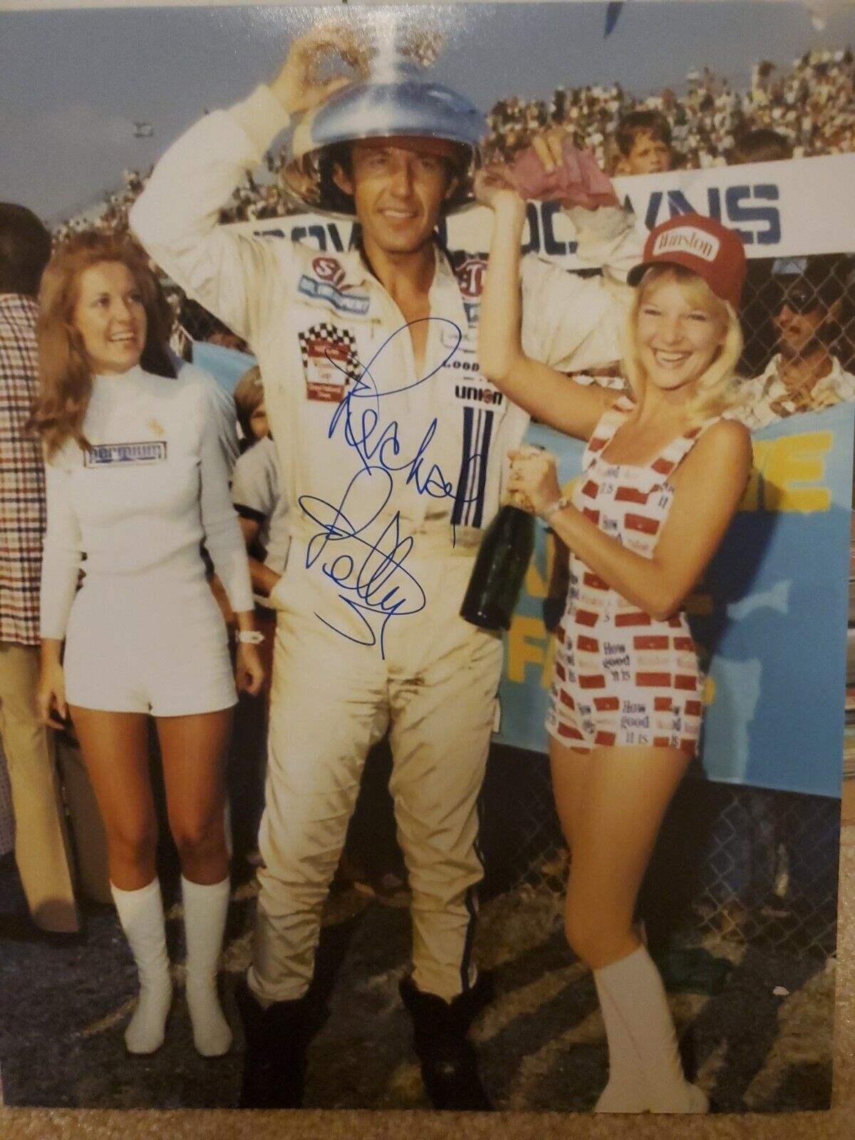 RICHARD PETTY HAND SIGNED 8x10 Photo Poster painting AUTOGRAPHED NASCAR RACING